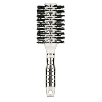 Conair Accessories - Infinit Nano Silver - Large Vented Mixed Boar Round Brush